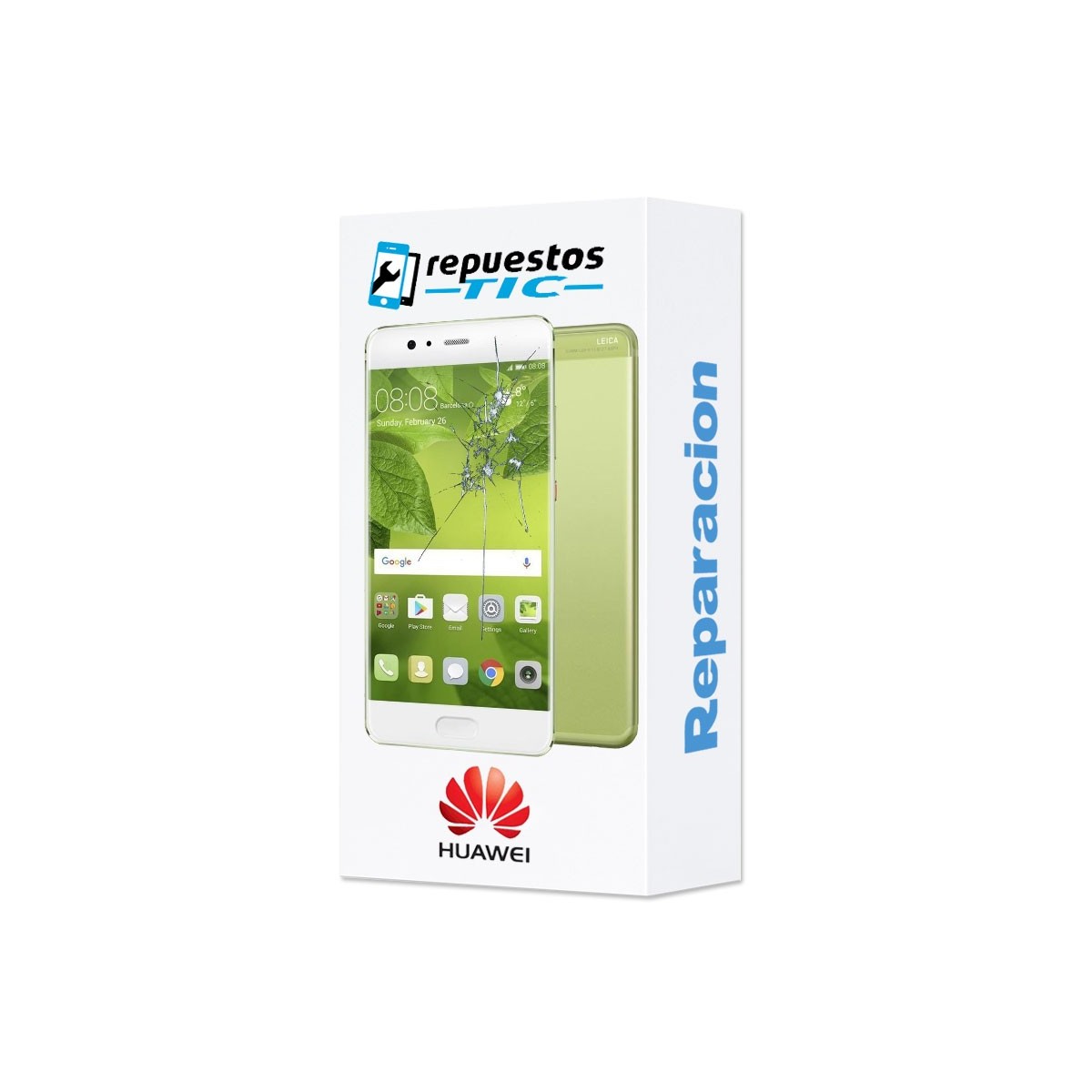 Reparaçao Ecrã com marco Huawei P10