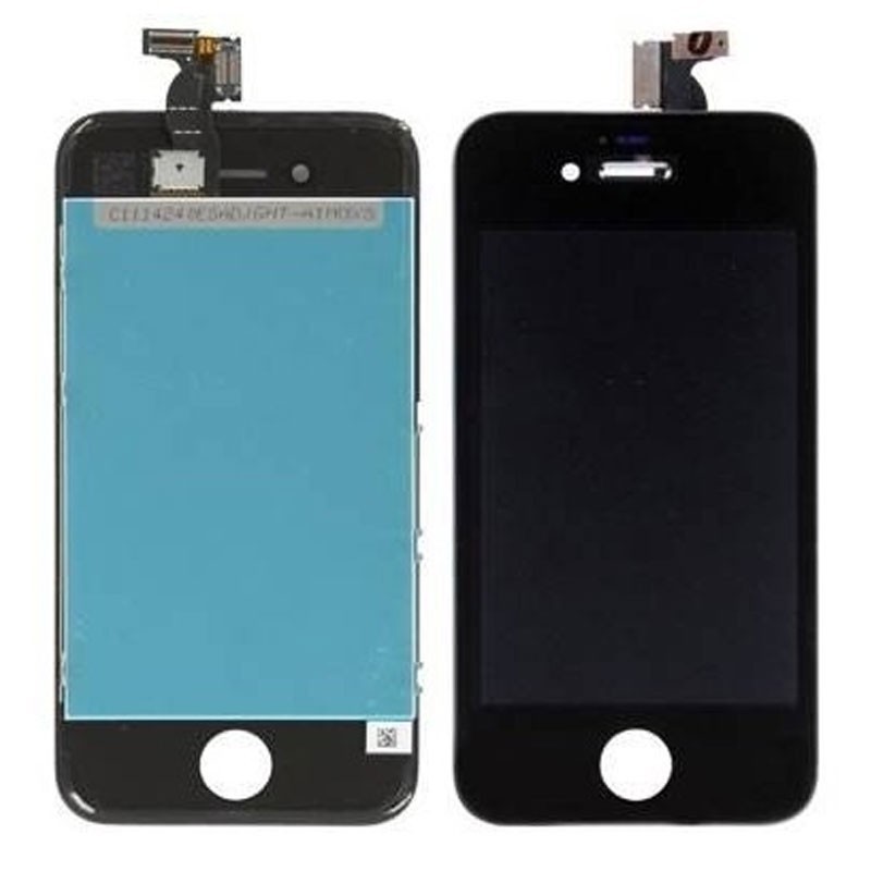 Pantalla completa para el iPhone 4 negra