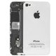 IPHONE 4G CARCASA, TAPA BATERIA BLANCA ORIGINAL