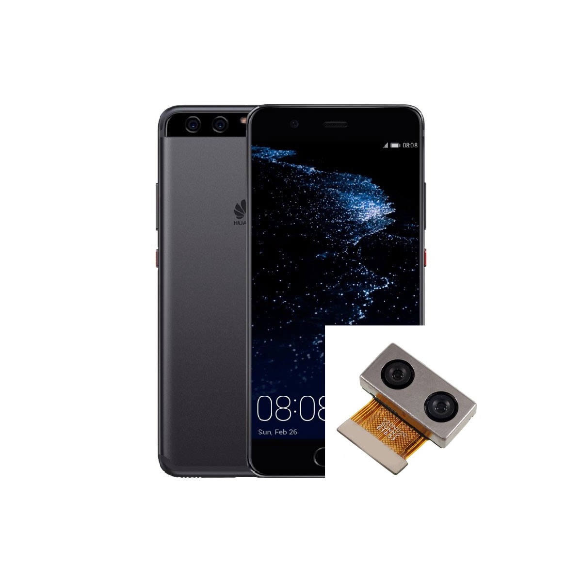 Reparacion Camara trasera Huawei P10 Plus