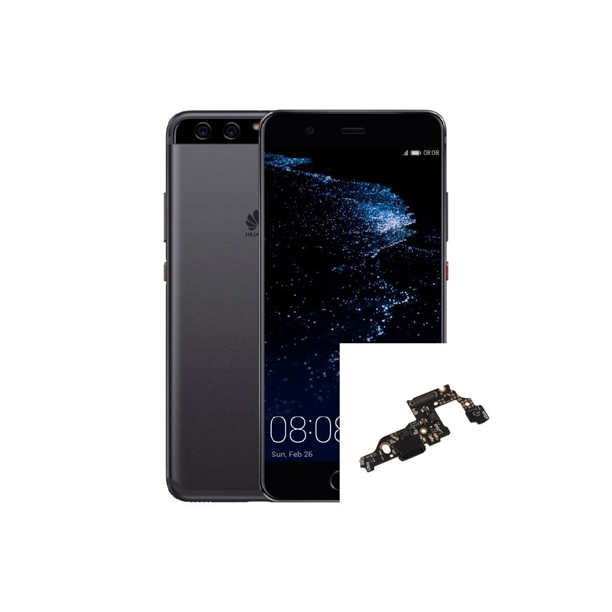 Reparacion Modulo conector de carga y microHuawei P10 Plus