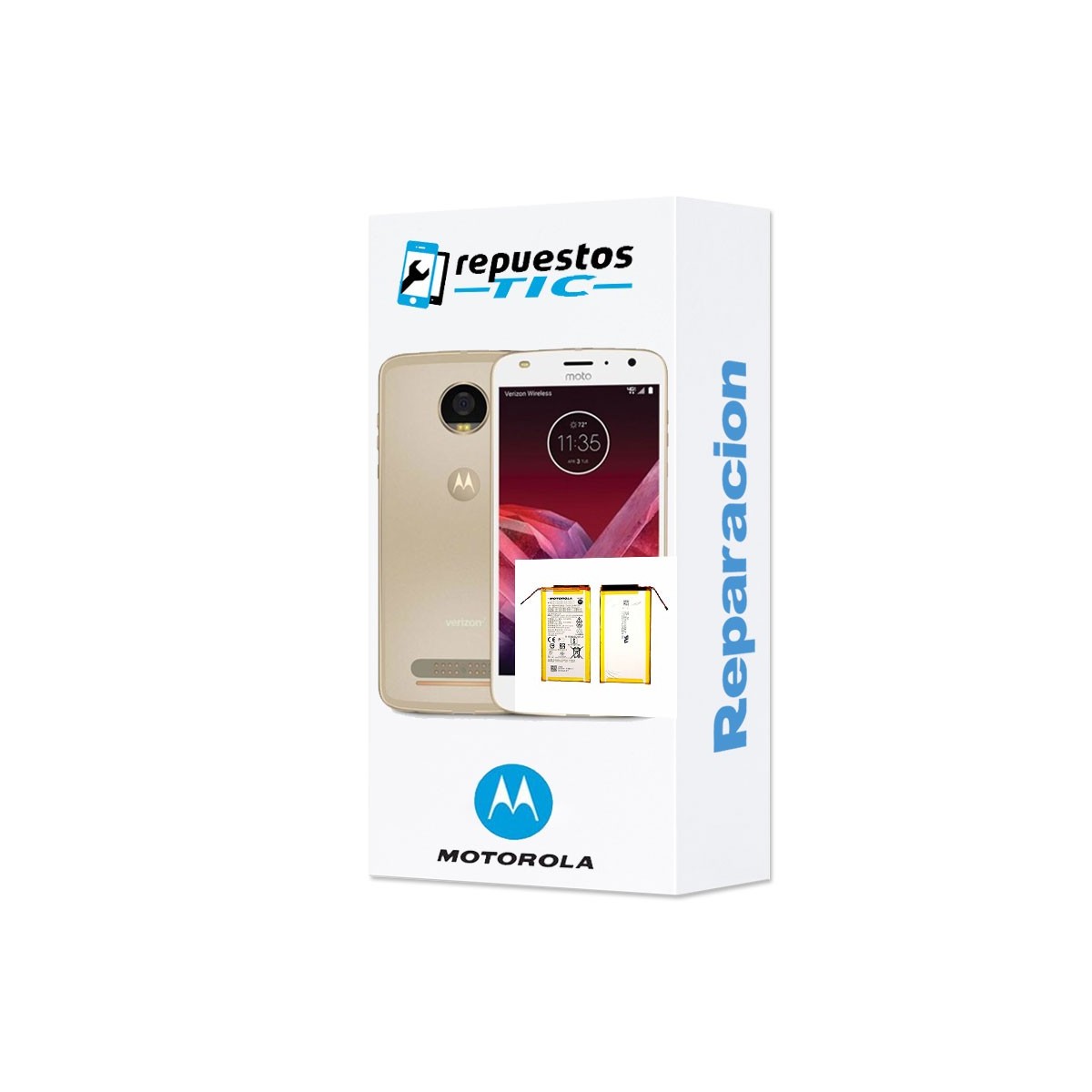 Reparacion/ cambio Bateria Motorola Z2 Play