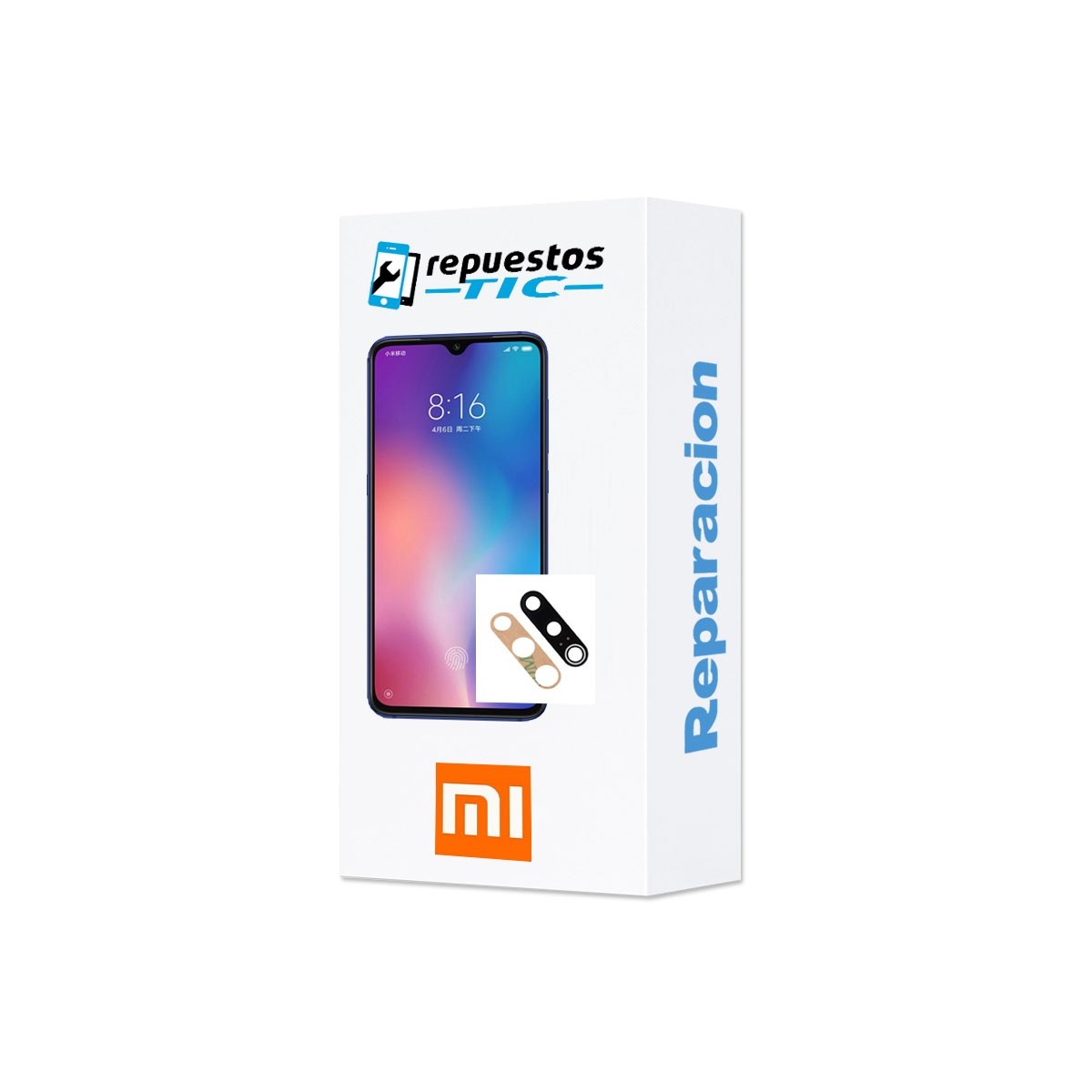 Reparacion Lente Camara trasera Xiaomi Mi 9