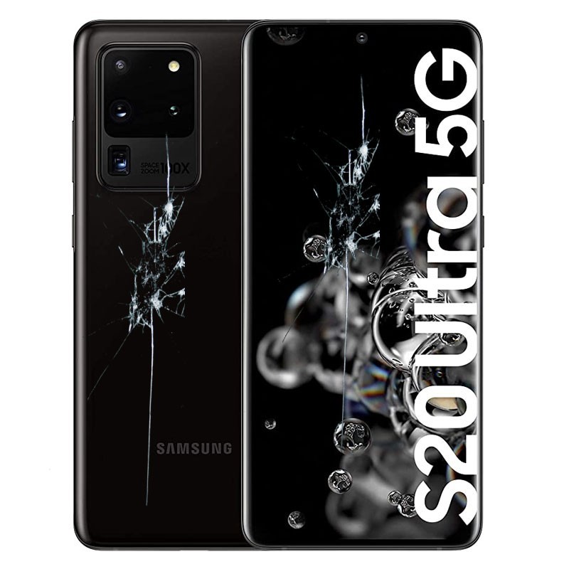 Reparacion Pantalla (solo cristal) y tapa trasera Samsung Galaxy S10 Plus G975FSamsung Galaxy S20 Ultra 5G G988