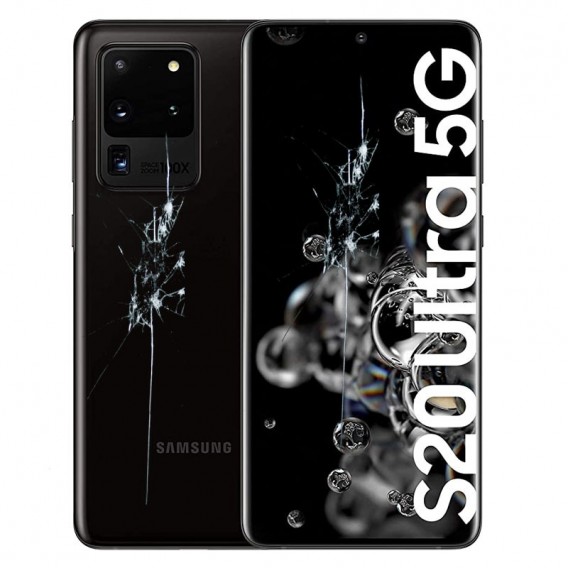 Reparacion Pantalla (solo cristal) y tapa trasera Samsung Galaxy S10 Plus G975FSamsung Galaxy S20 Ultra 5G G988