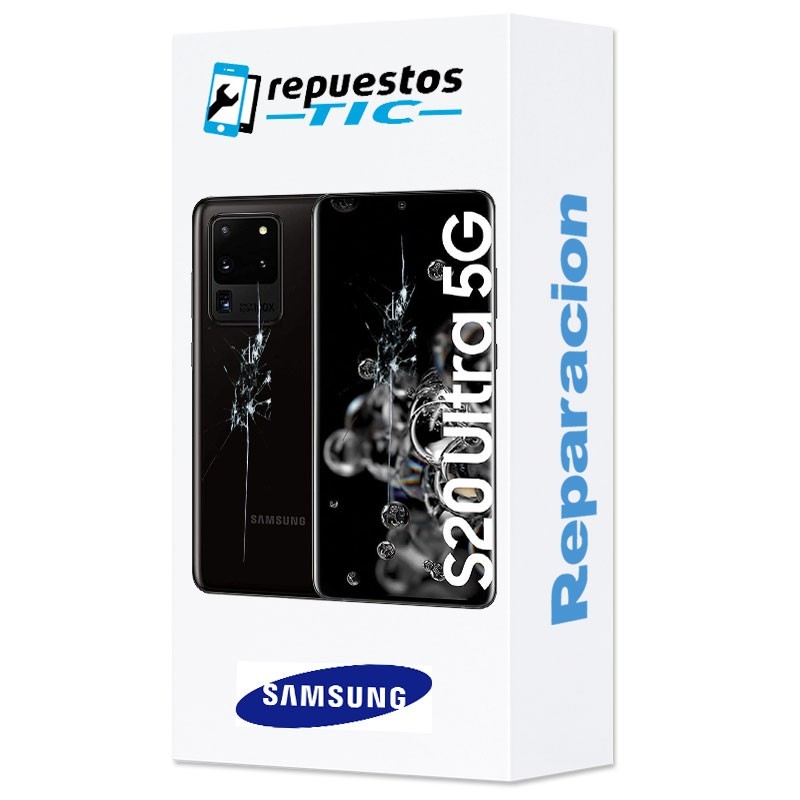 Reparacion Pantalla (solo cristal) y tapa trasera Samsung Galaxy S10 Plus G975FSamsung Galaxy S20 Ultra 5G G988