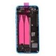 tapa carcasa trasera completa  para iphone 5c en color Azul