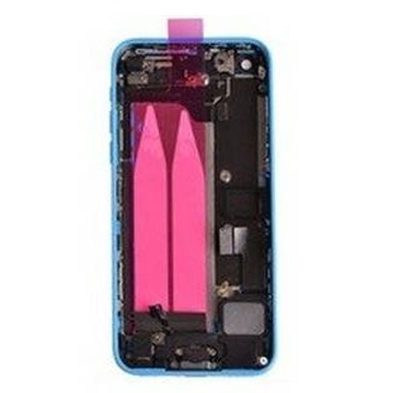 tapa carcasa trasera completa  para iphone 5c en color Azul