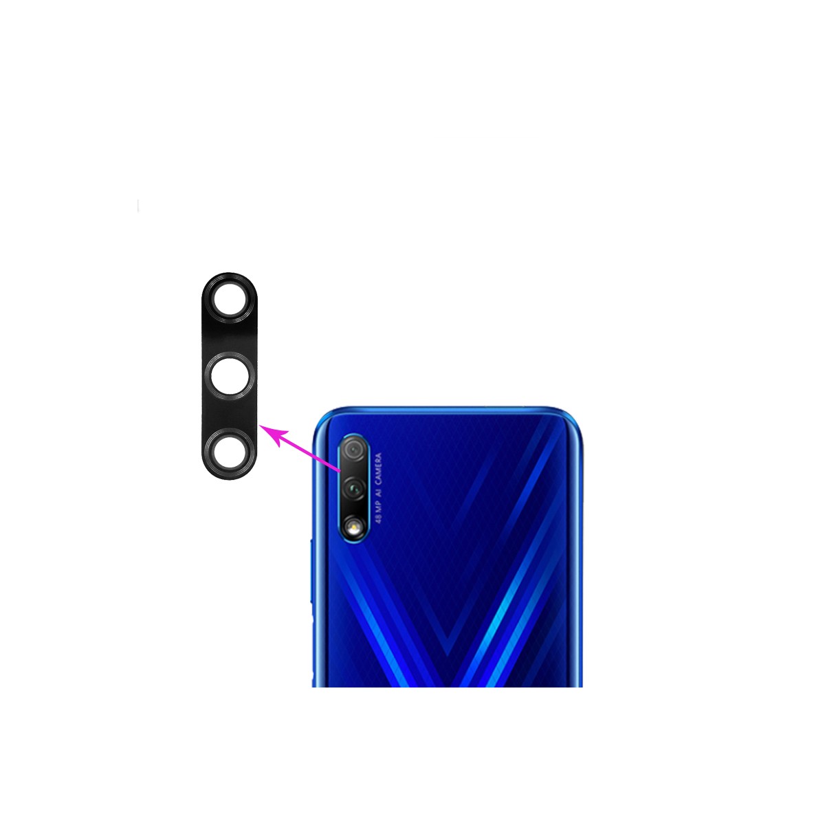 Lente Camara trasera Huawei P Smart Z