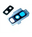 Lente Camara trasera con Marco Samsung Galaxy S9 Plus G965 Azul