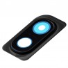 Lente Camara trasera con Marco Samsung Galaxy A10 A105 Negro