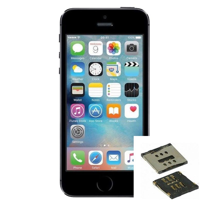 Reparacion Leitor SIM iPhone 5s