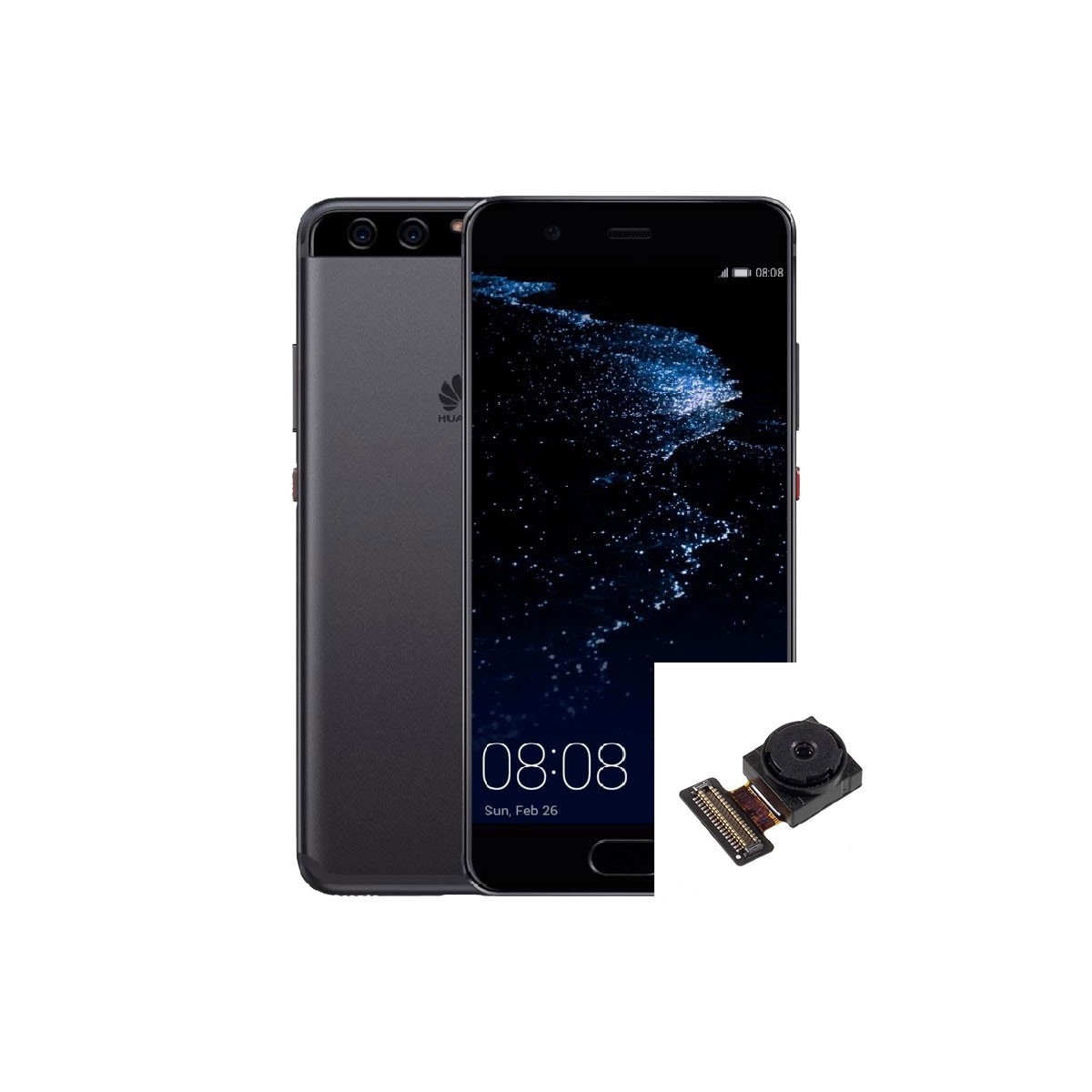 Reparacion Camara delantera frontal Huawei P10