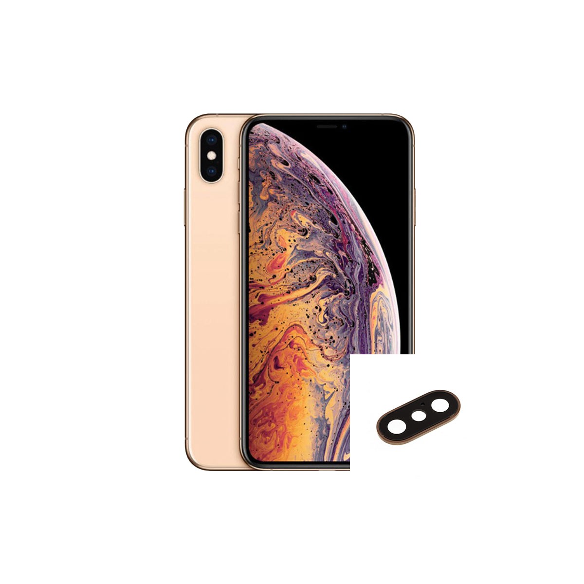 Reparacion Lente Câmera traseira iPhone Xs Max