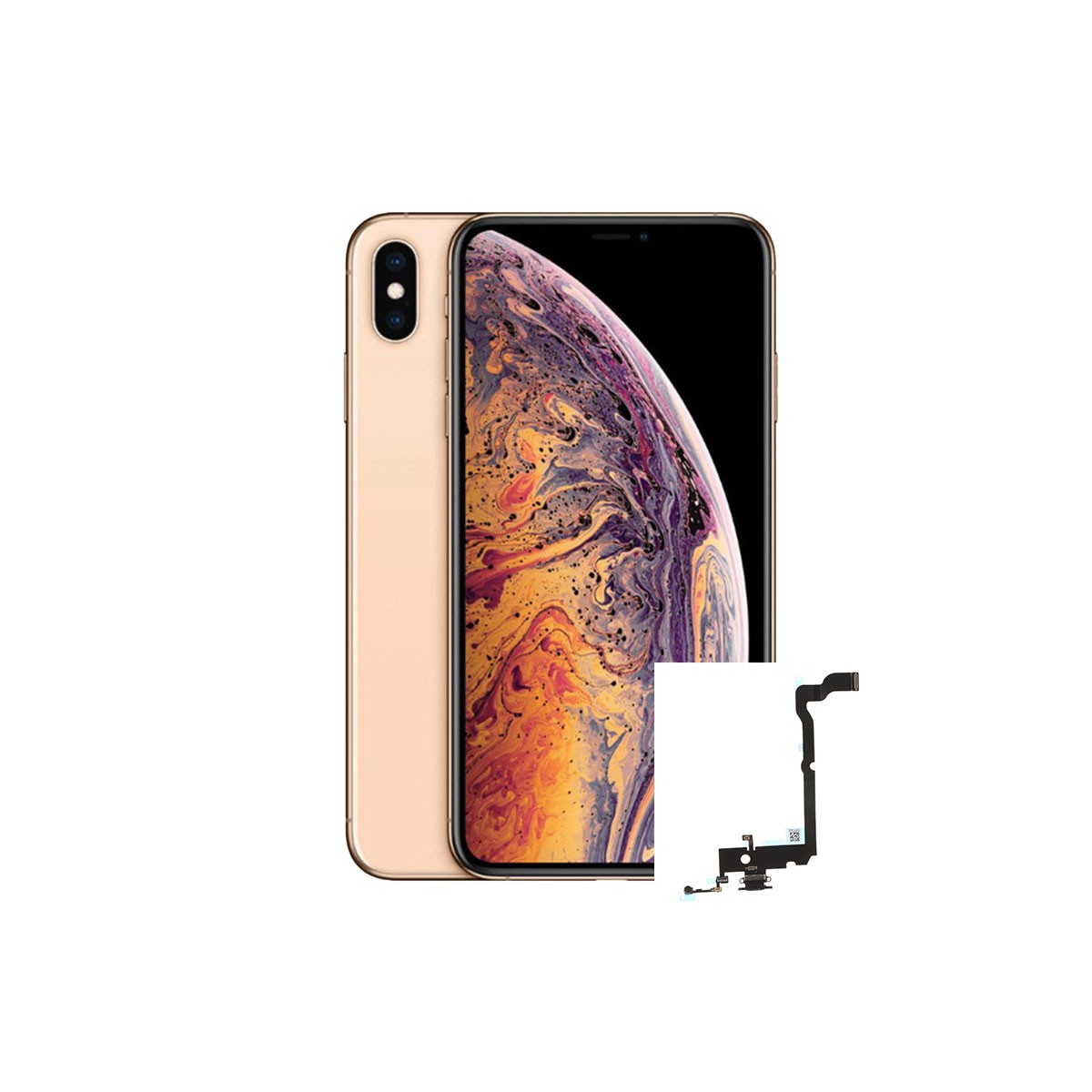 Reparacion Conector de carga iphone Xs Max
