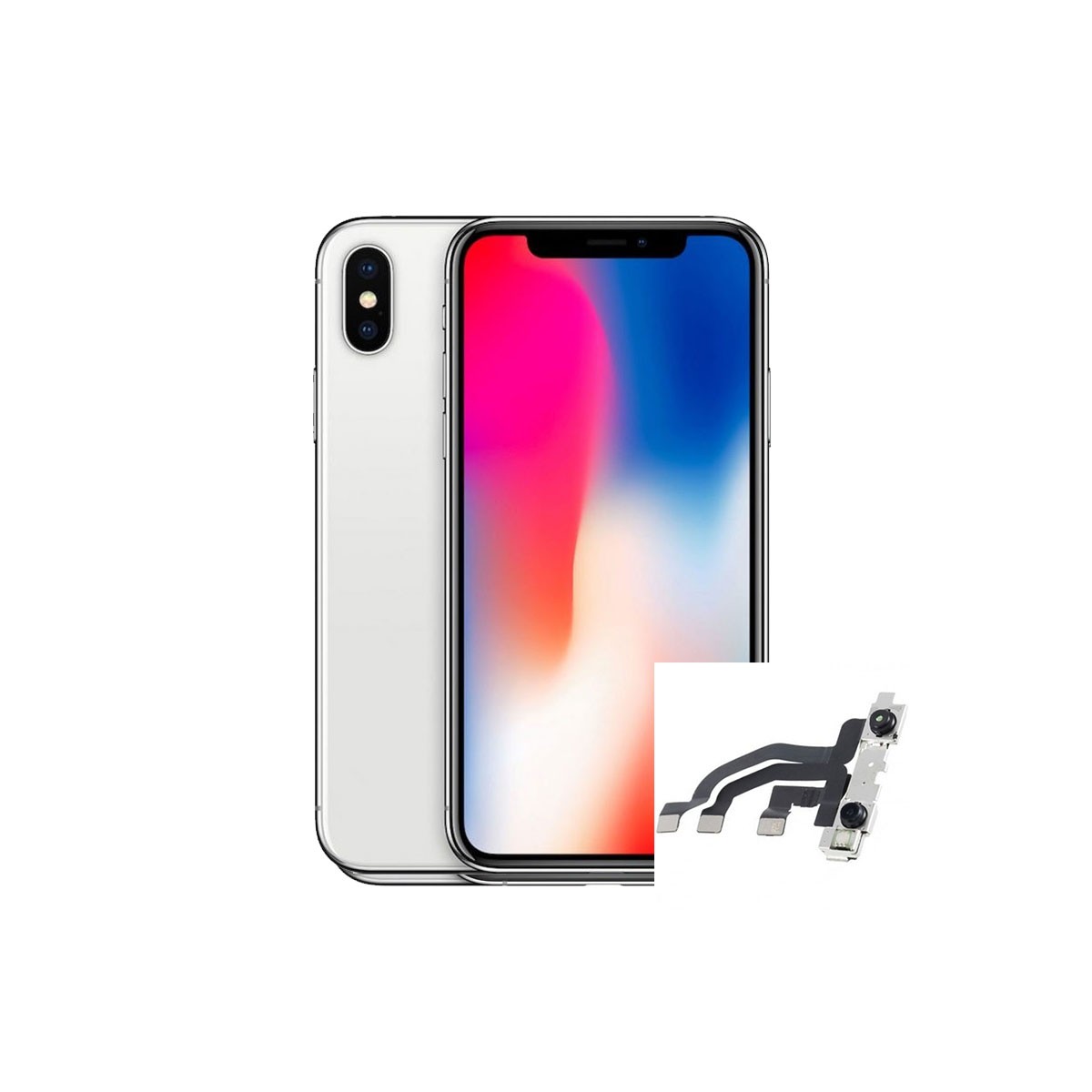 Reparacion Câmera delanteira frontal selfie iphone X
