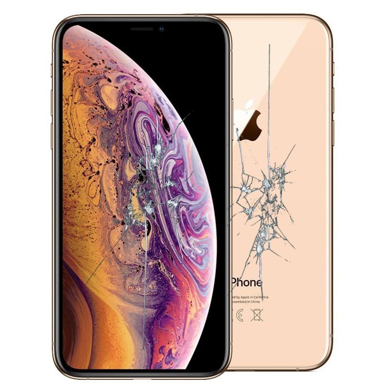 Reparacion Pantalla completa y tapa trasera iPhone Xs