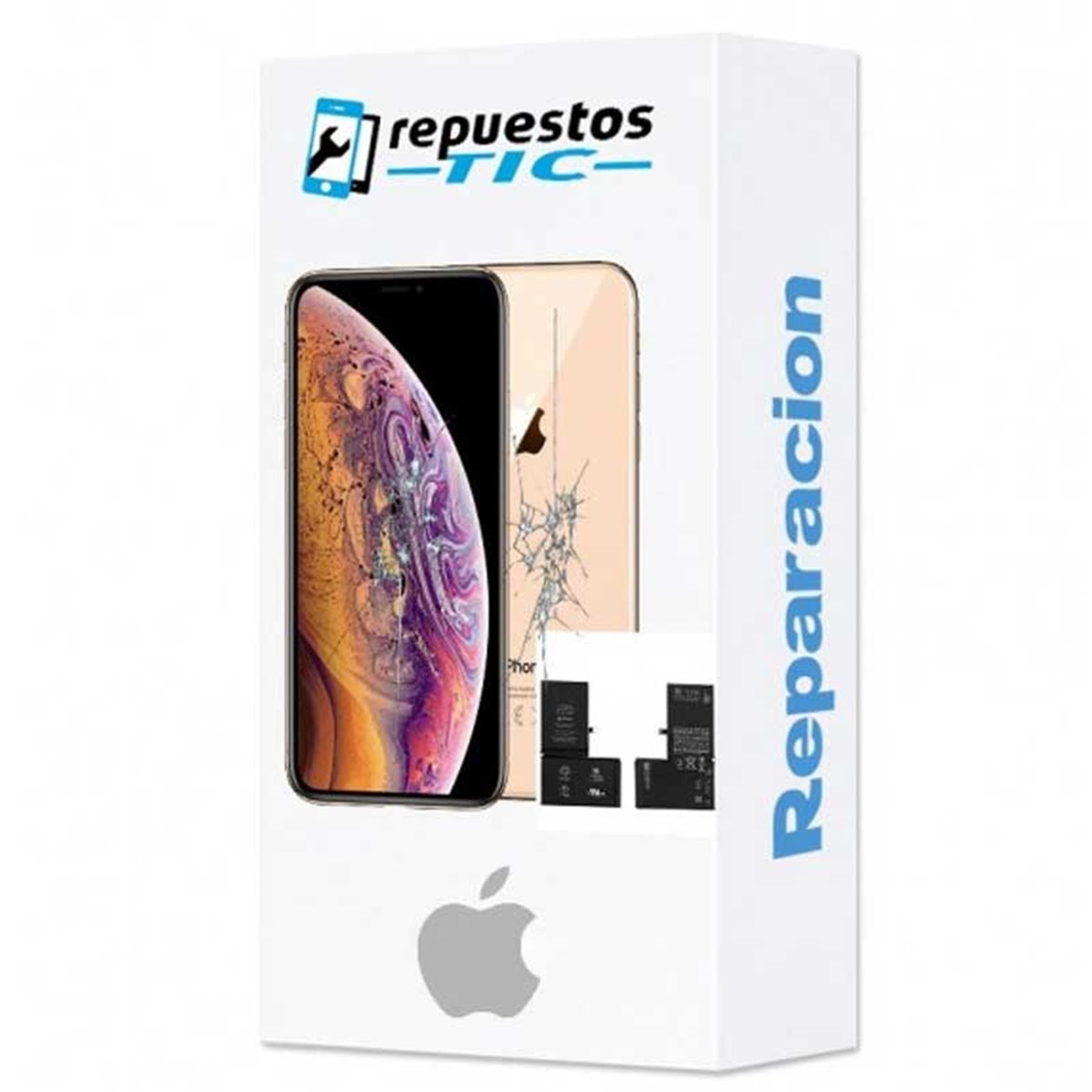 Reparacion Pantalla completa + tapa trasera + bateria iPhone Xs Max