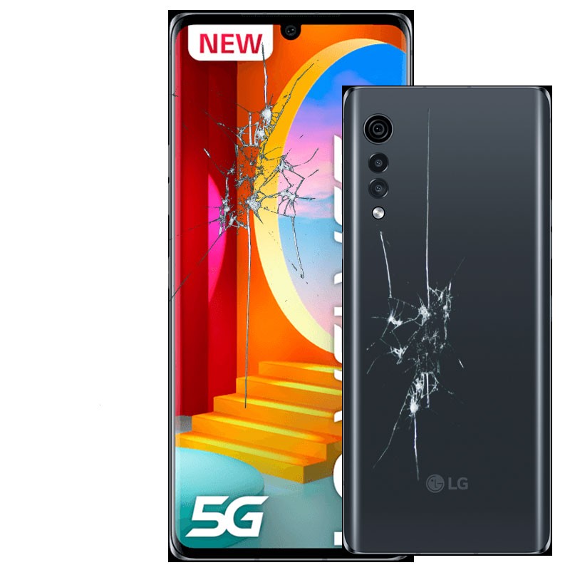 Reparacion pantalla + Tapa trasera LG Velvet 5G