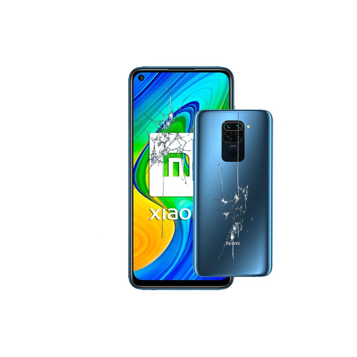 Reparacion pantalla original + Tapa trasera Xiaomi Redmi Note 9