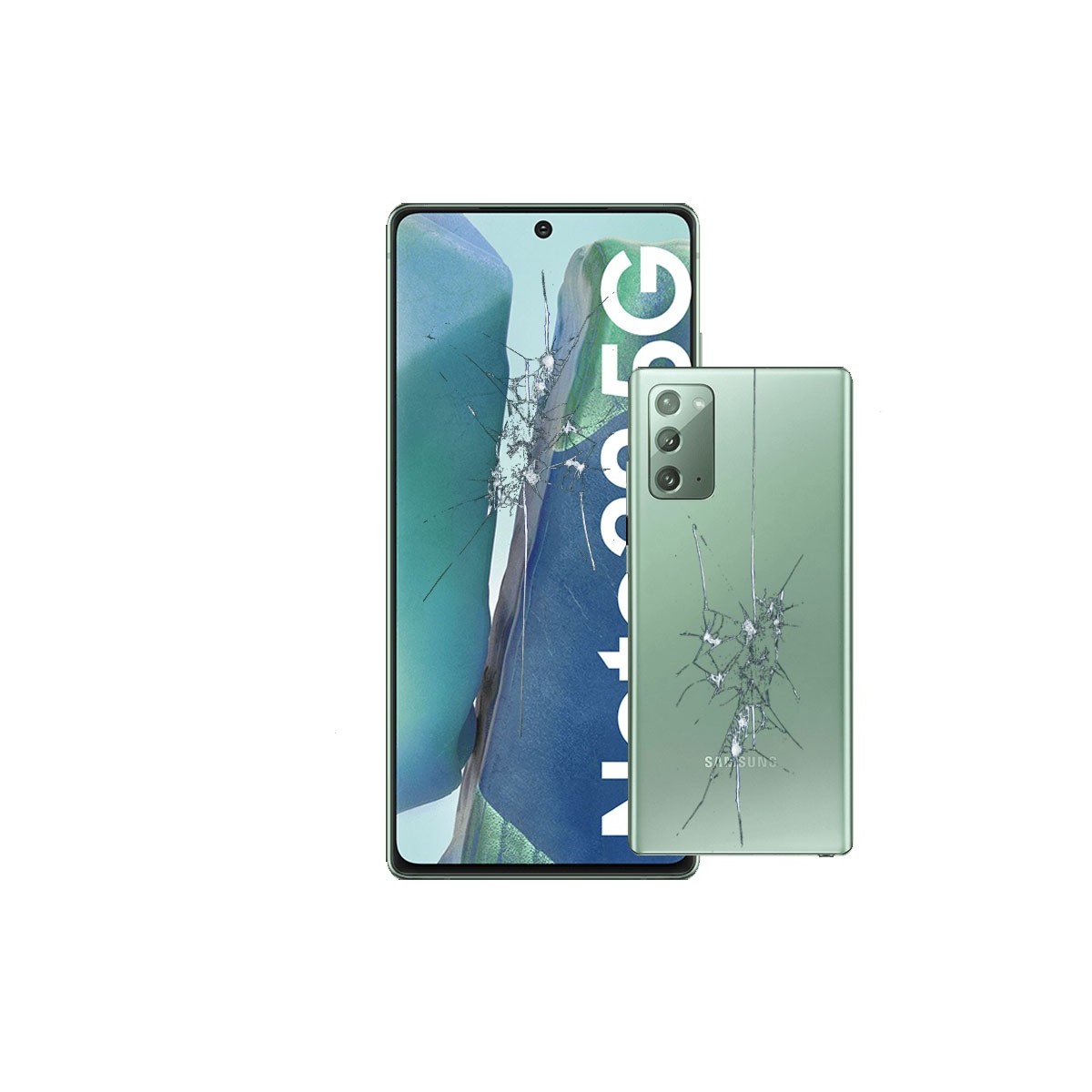 Reparacion Pantalla original + Tapa trasera Samsung Galaxy Note 20 5G N981