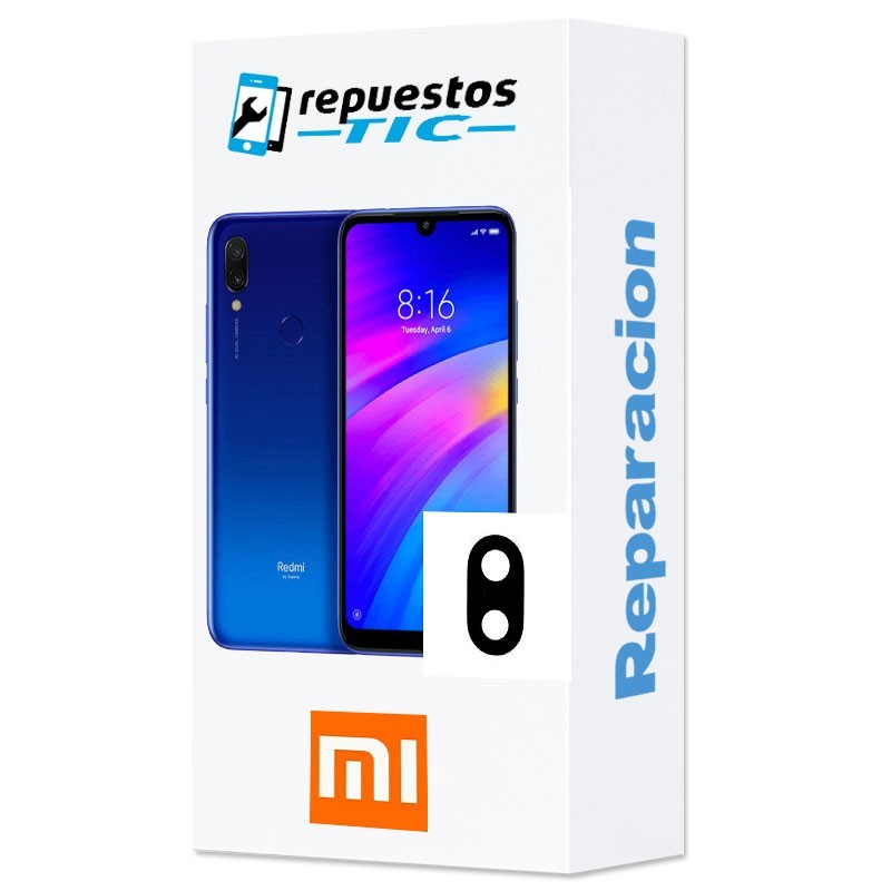 Reparacion Lente Camara trasera Xiaomi Redmi 7