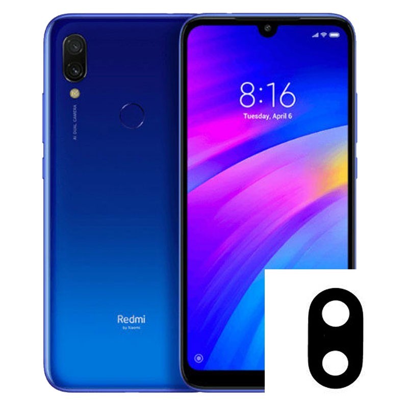 Reparacion Lente Camara trasera Xiaomi Redmi 7
