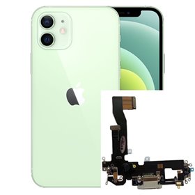 Flex conector de carga iPhone 12 Preto