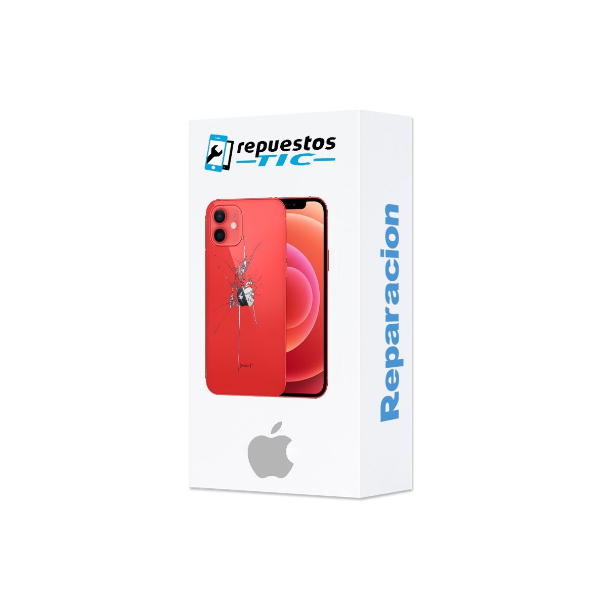 Reparaçao tapa traseira iPhone 12 cualquer cor