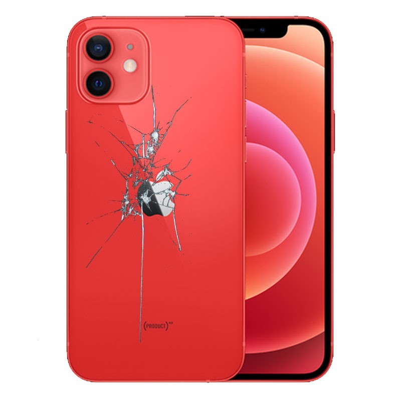 Reparaçao tapa traseira iPhone 12 cualquer cor