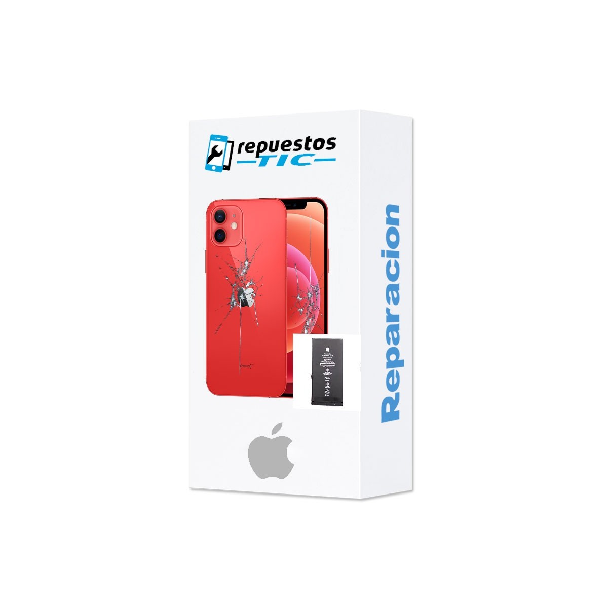 Reparacion Pantalla completa + tapa trasera + bateria iPhone 12