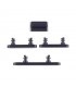 Set botones laterales iPhone 12 / 12 Mini/ 12 Pro/ 12 Pro Max Negro
