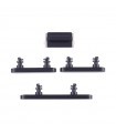 Set botones laterales iPhone 12 / 12 Mini/ 12 Pro/ 12 Pro Max Negro