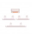 Set botones laterales iPhone 12 / 12 Mini/ 12 Pro/ 12 Pro Max Blanco