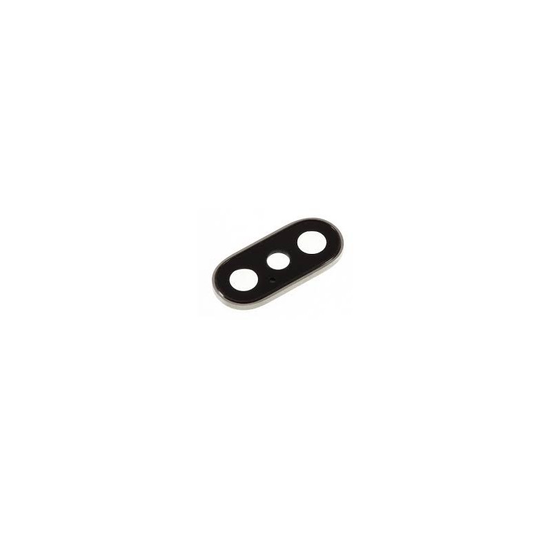 Lente de camara trasera para iPhone Xs/ Xs Max Plata