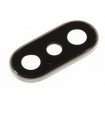 Lente de camara trasera para iPhone Xs/ Xs Max Plata