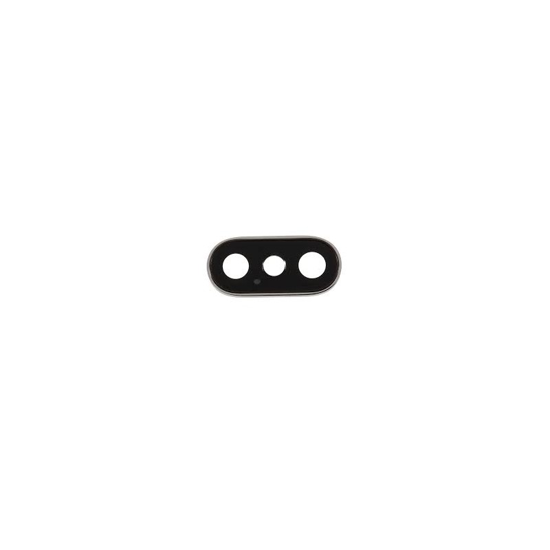 Lente de camara trasera para iPhone Xs/ Xs Max Plata