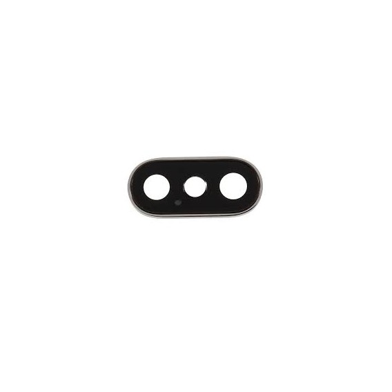 Lente de camara trasera para iPhone Xs/ Xs Max Plata