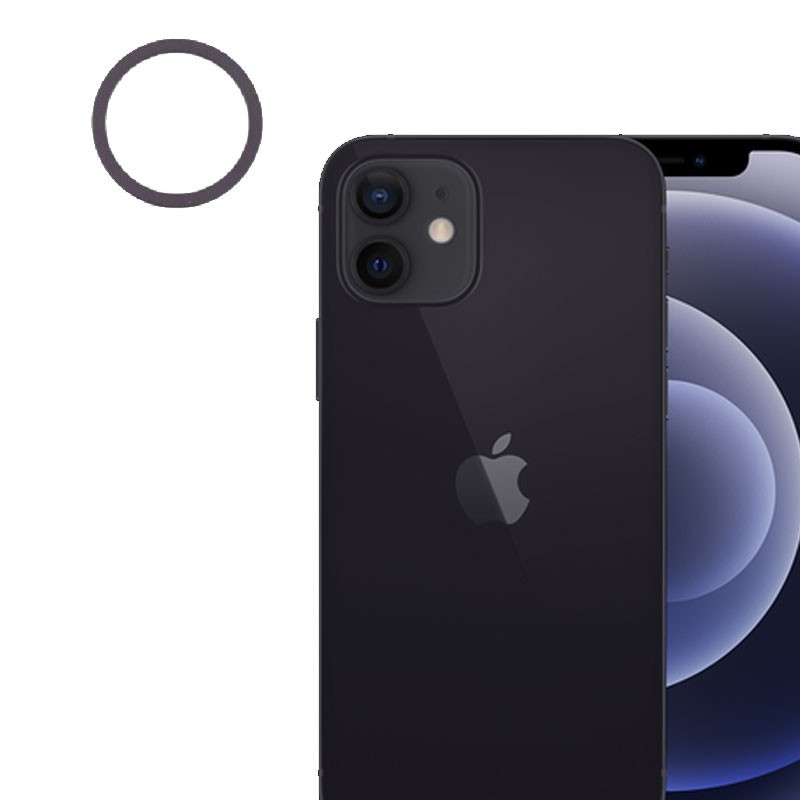 Lente Camara trasera iPhone 12/ 12 Pro Negro