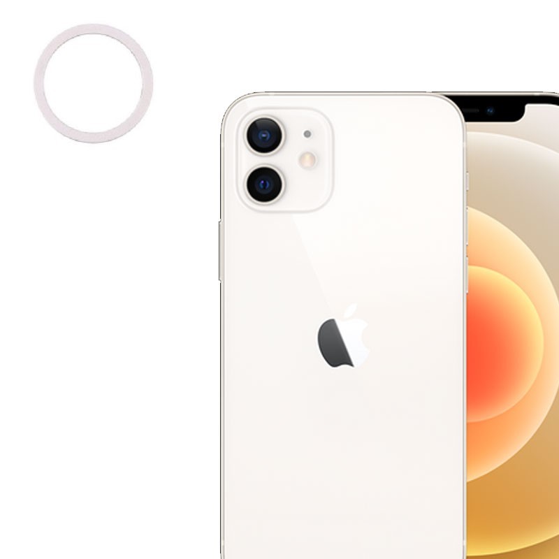 Lente Camara trasera iPhone 12/ 12 Pro Blanco