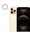 Lente camara trasera con marco iPhone 12 Pro Max Oro