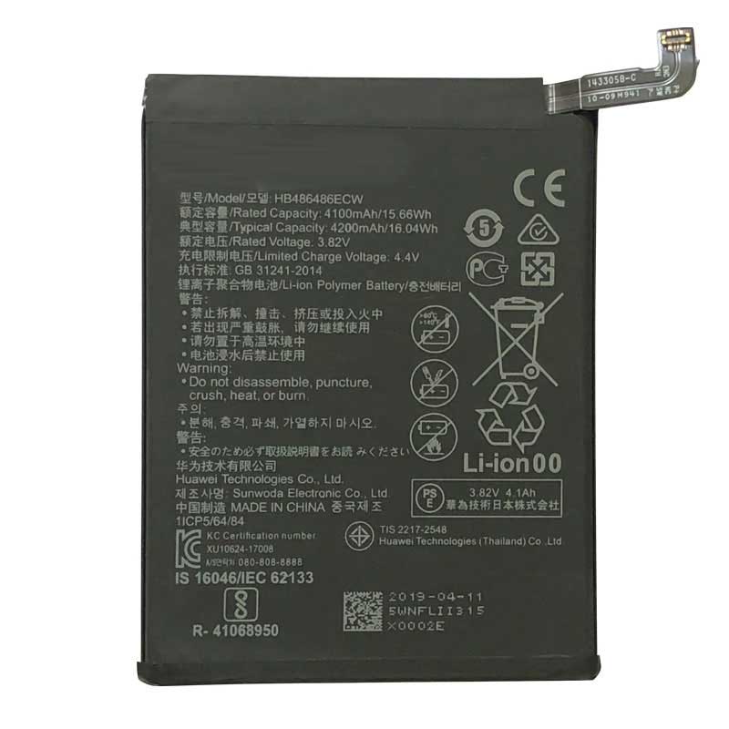 Bateria Huawei P30 pro / Mate 20 Pro HB486486ECW