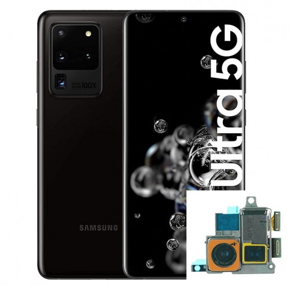Reparacion/ cambio camara trasera principal 108 mpx samsung galaxy s20 ultra 5g g988
