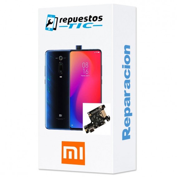 Reparacion/ cambio Modulo conector de carga y micro xiaomi mi 9t/ 9t pro/ k20 /k20 pro Azul
