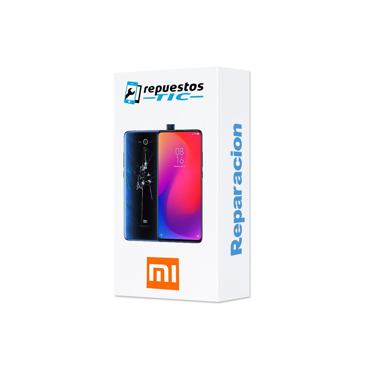 Reparacion/ cambio Tapa trasera xiaomi mi 9t/ 9t pro/ k20 /k20 pro Azul