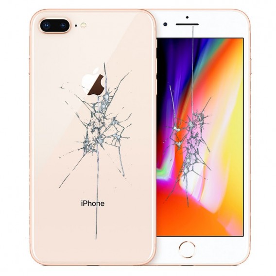 Reparacion/ cambio Pantalla completa + tapa trasera iPhone 8 plus