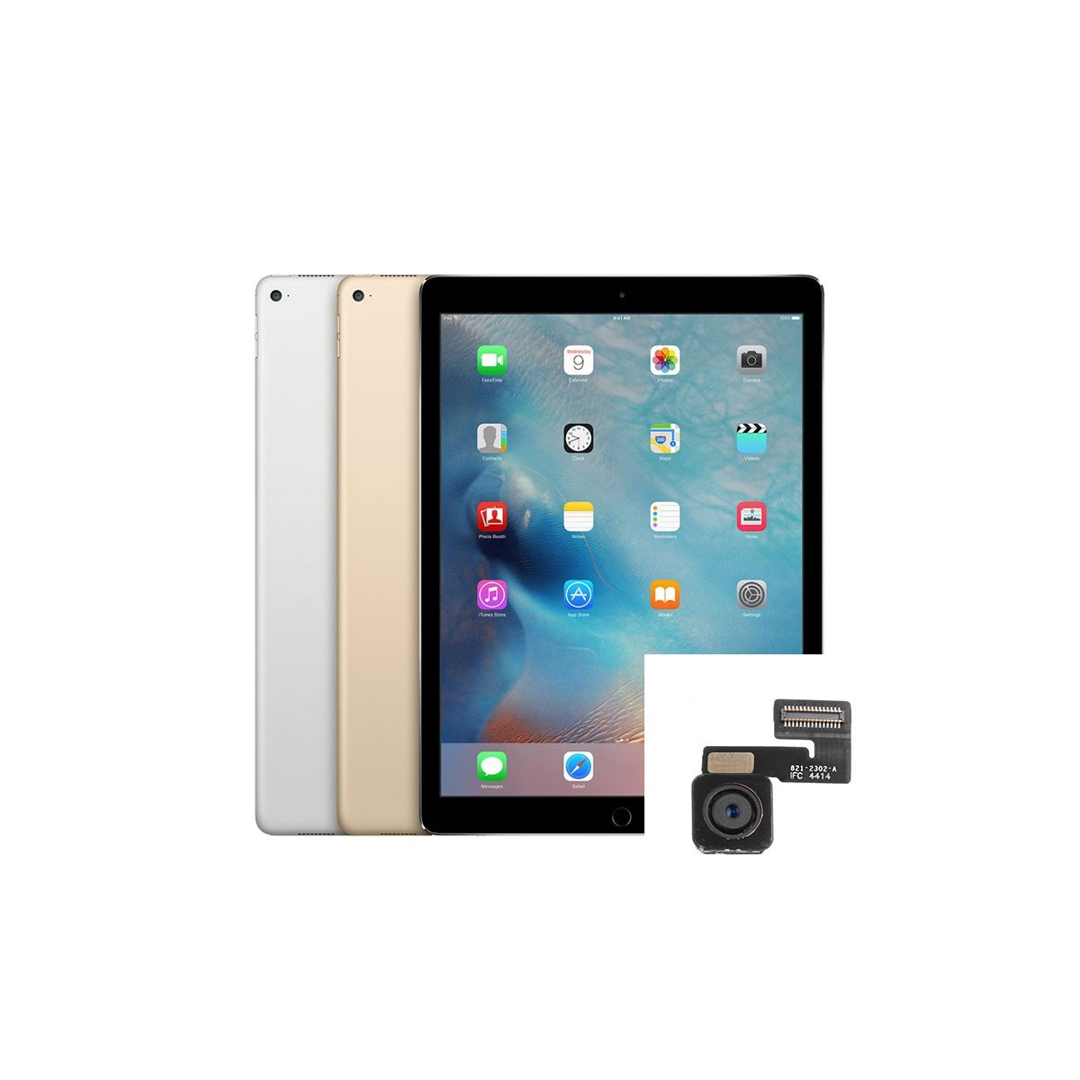 Reparacion/ cambio Camara trasera iPad air 2/ Mini 4/ Pro 12.9 2015