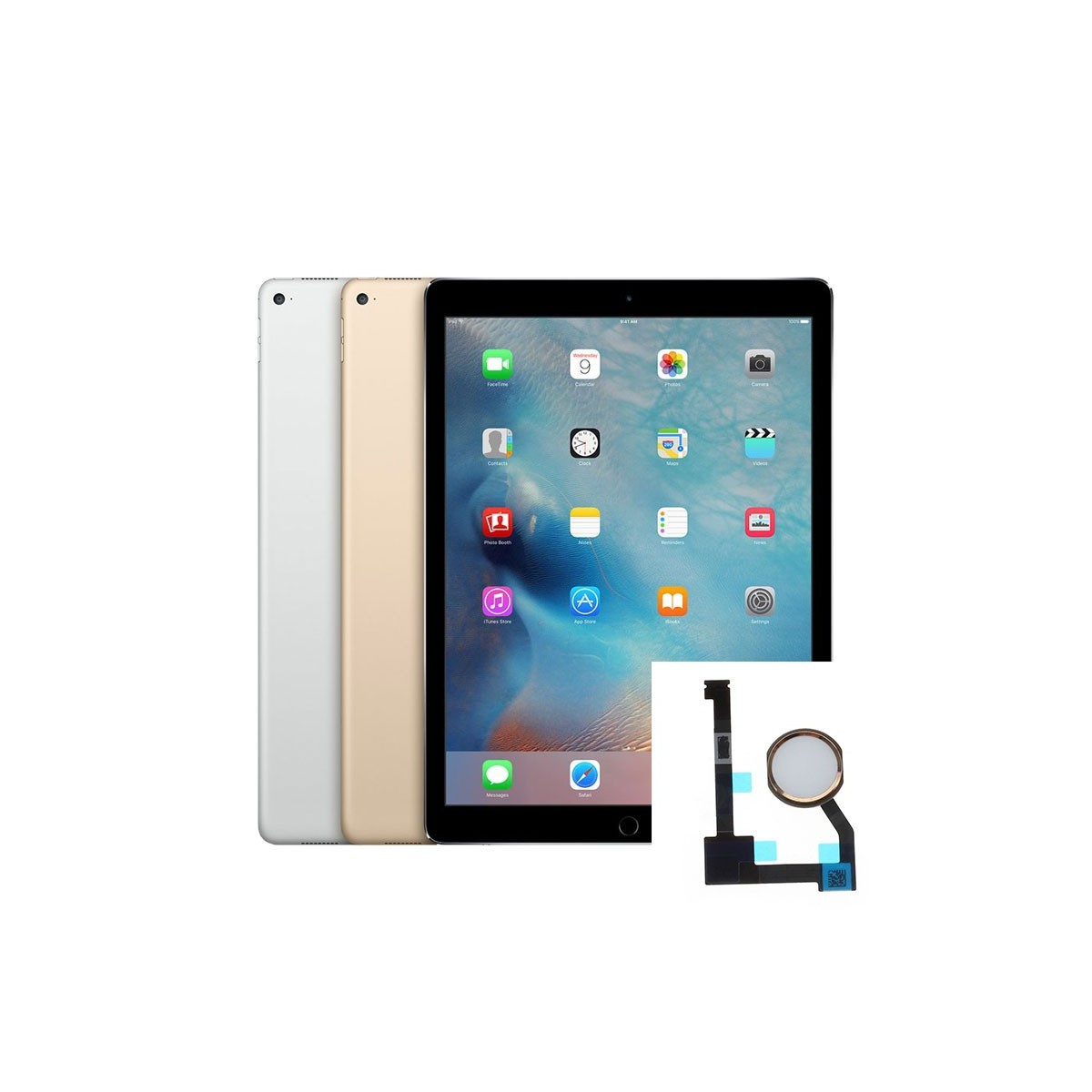 Reparacion/ cambio Flex Boton home iPad air 2/ Pro 12.9 2015