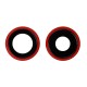 Set Lentes Camara trasera iPhone 11 Rojo