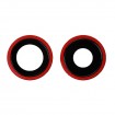 Set Lentes Camara trasera iPhone 11 Rojo